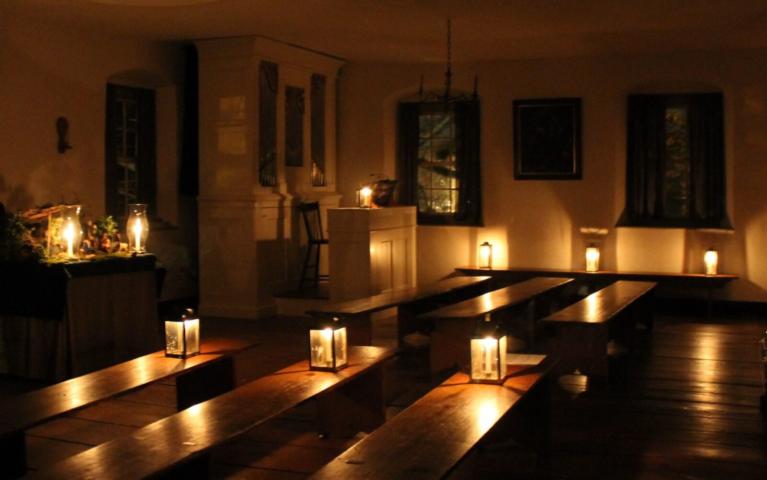 Salem Night Softly the Night is Sleeping Old Salem Museums & Gardens