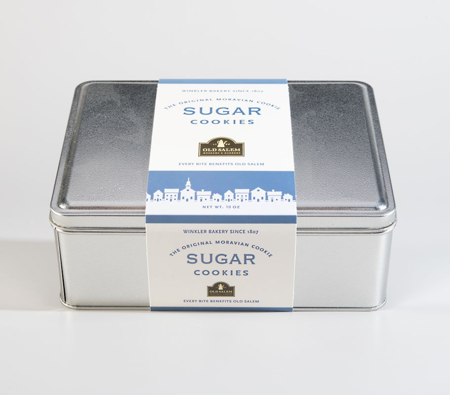 Sugar Cookie Tin, 14oz. Old Salem Museums & Gardens