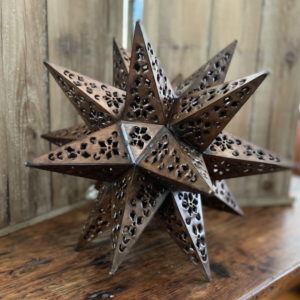 Medium Punched Tin Star Antique