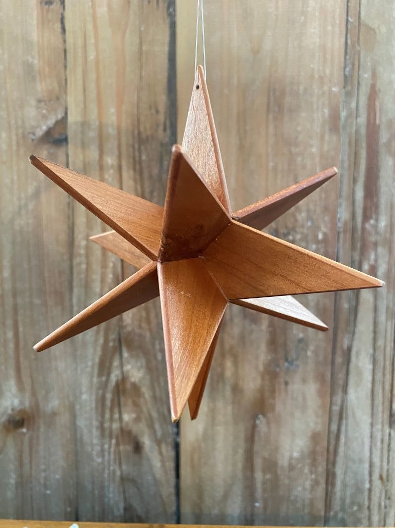 Wooden Moravian Star, Maple - Old Salem Museums & Gardens