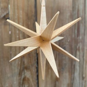 Wood Moravian Star, Maple