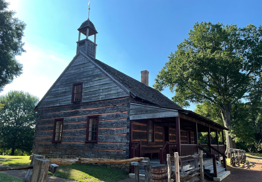 African Moravian Log Church