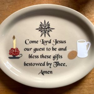Moravian Blessing Plate