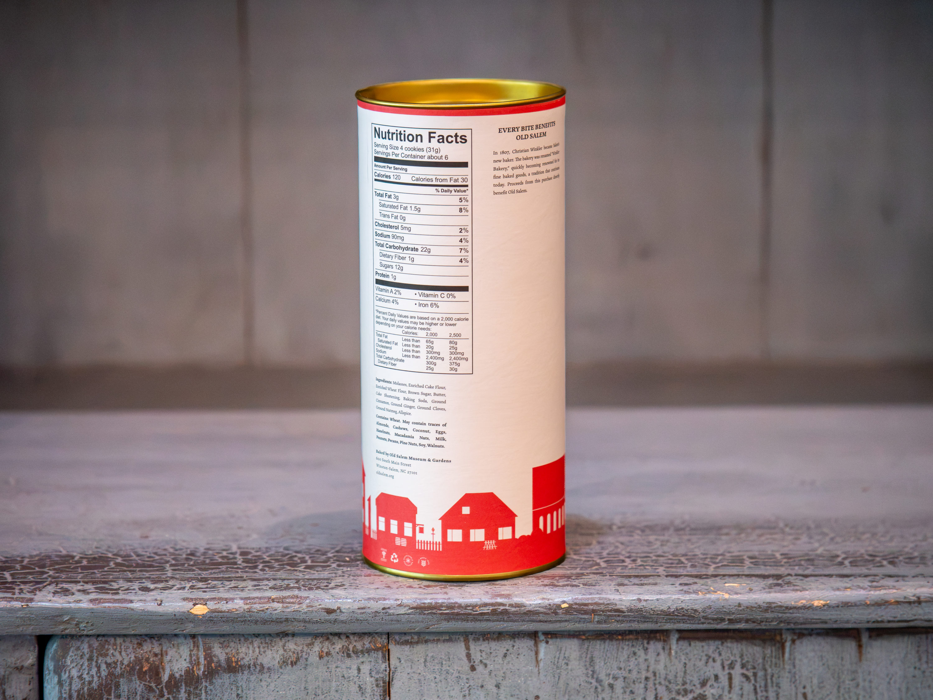 Moravian Ginger Cakes - 7 oz. tube - Image 2