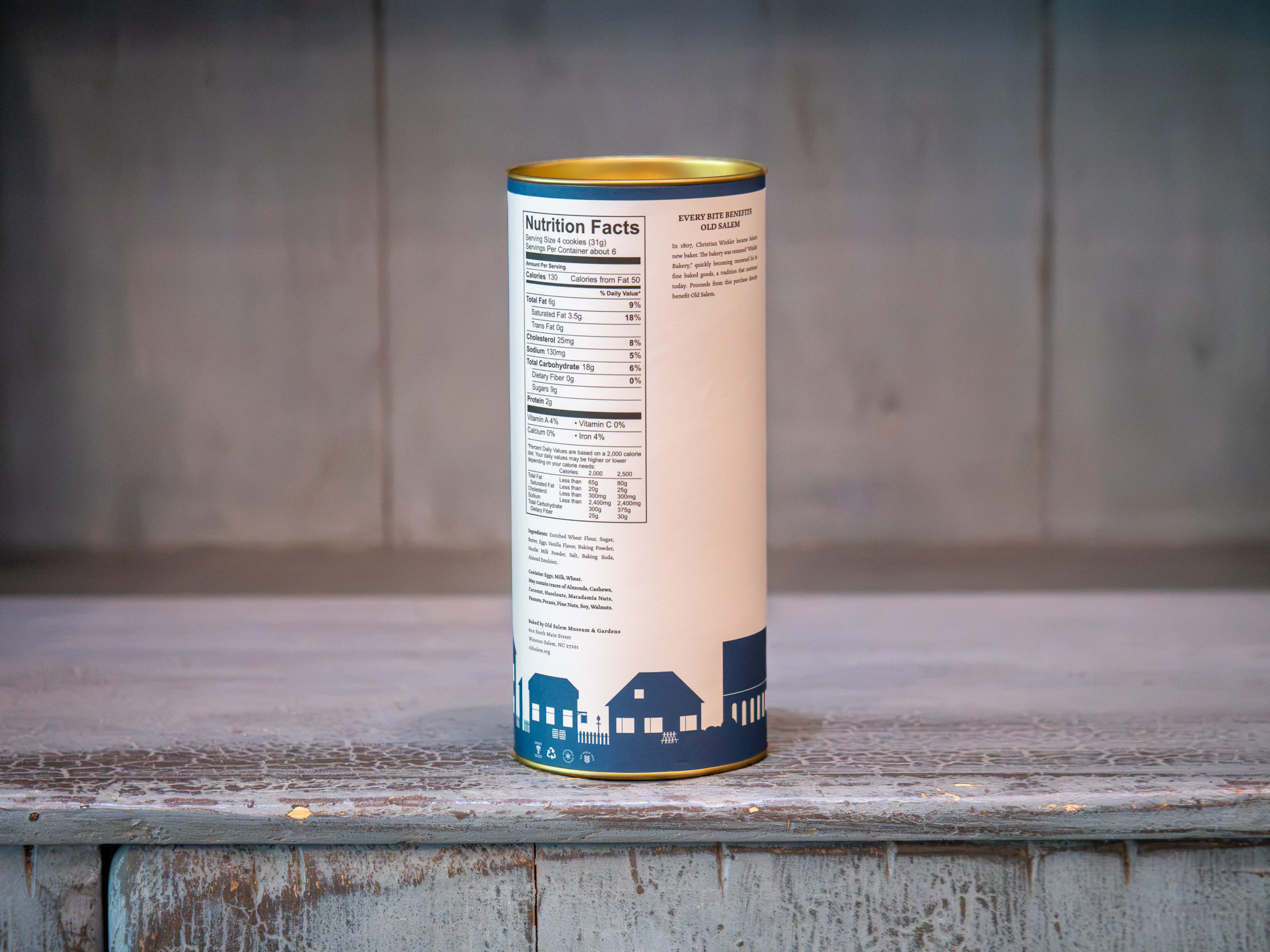 Moravian Sugar Cookies - 7 oz. tube - Image 2